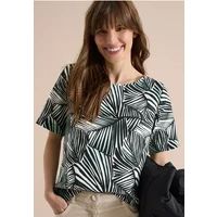 Cecil Blouseshirt met korte mouwen en all-over print