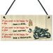 RED OCEAN Happy Life Motorfiets Grappige Motor Man Cave Hangende Plaquette Garage Gift Sign