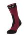 SEALSKINZ Stanfield Waterdichte halfhoge sok voor extreem koud weer, rood/zwart, S