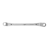 Llave Milwaukee Ringsleutel 14x15mm Dubbel gebogen 75°