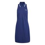 Adidas Sportswear Seasonal Essentials Colourpop Jurk Met Geborduurde Graphic - Dames - Blauw
