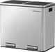 Holland Connections Poubelle à 2 compartiments - Poubelle à pédale Cuisine 48L