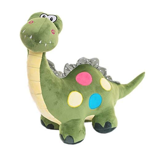 EQLEF Pluche dinosaurus, leuke gevulde dinosaurus, zachte dinosaurus, pluche, speelgoed voor kinderen, groen