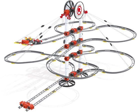 Quercetti Skyrail Race Knikkerbaan - 187 Delig - Grijs