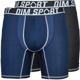 Dim Extra lange short/Sportshort - 2 Pack A90 Black/Blue - maat S