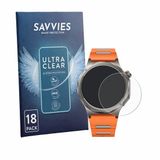 Savvies Screenprotector voor Oppo Watch X3 - Folie Beschermfolie Transparant 18 Stuks