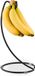Merkloos Relaxdays Bananenhouder - Metaal - Zwart - 33 x 17 cm