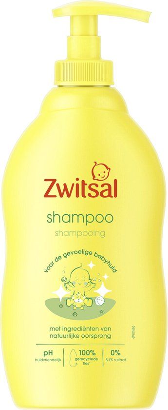 Zwitsal Shampoo - 400 ml - Gevoelige Huid - pH-Neutraal