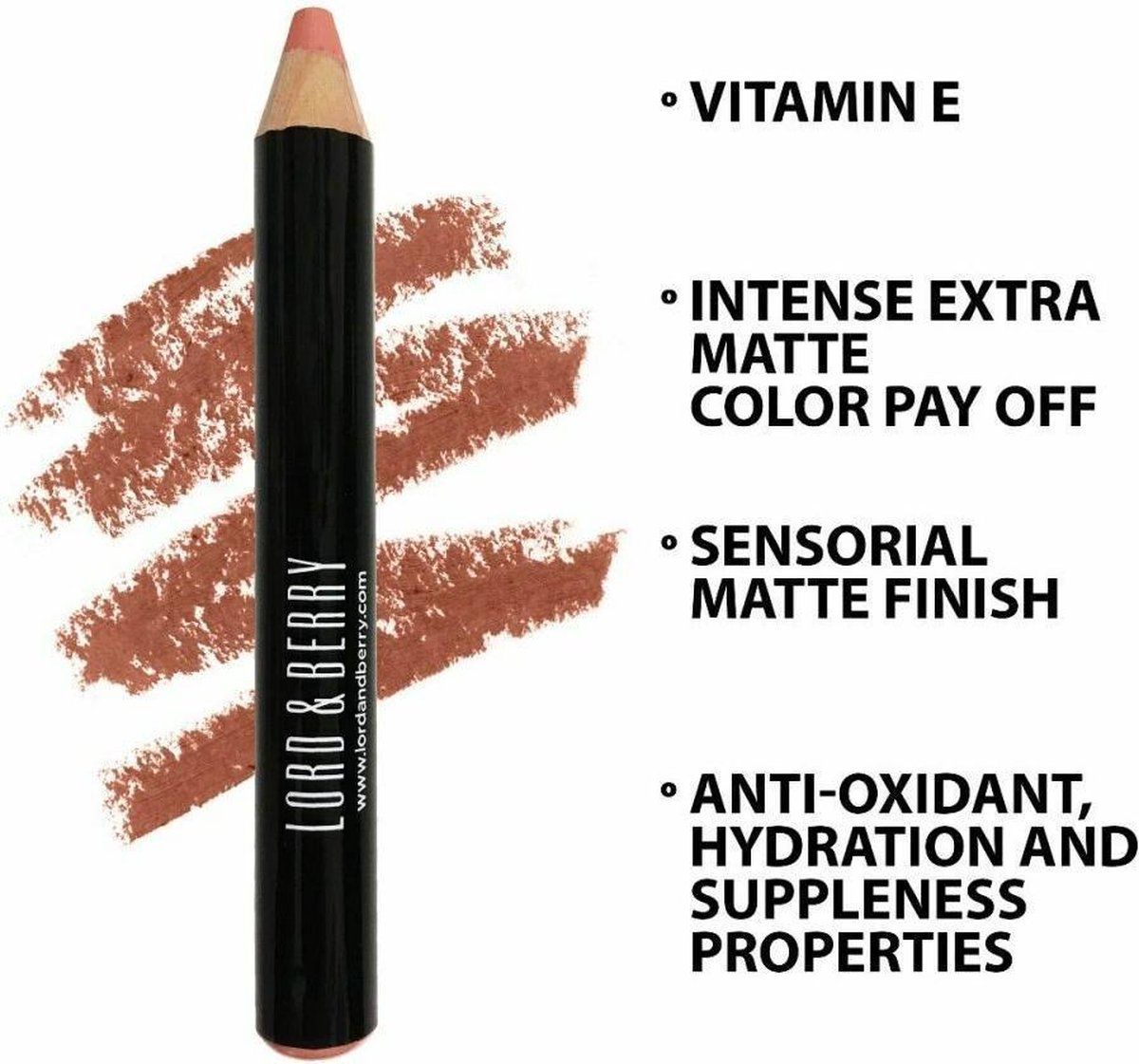 Lord & Berry Maximatte Crayon Lipstick - Undressed - 0050425034043