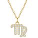 Glanzstücke München Ketting 925 zilver zirkonia geel goud 45 cm