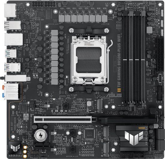ASUS TUF GAMING B850M-PLUS WIFI - Micro-ATX Motherboard - Socket AM5 - DDR5 - Wi-Fi 6E
