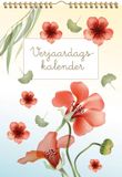 Merkloos Verjaardagskalender Natuur Groen Roze