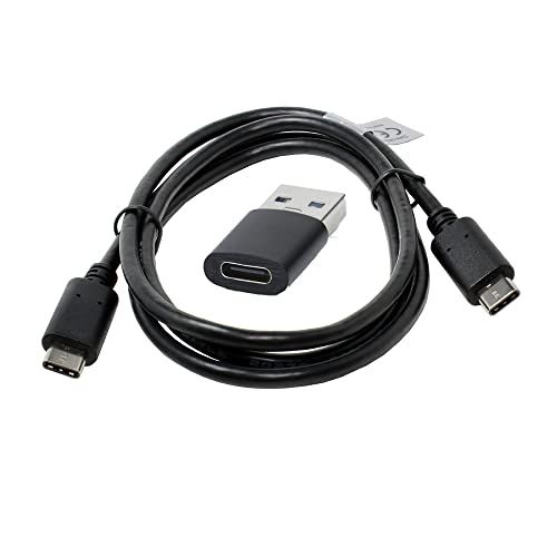 Mobile-Laden USB kabel + adapter voor Lumix DC-GH5M, USB 3.0, 1 meter