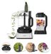 Robot de cuisine - Robot de cuisine multifonctionnel - 1000 W - 3 litres - Avec balance - Argent