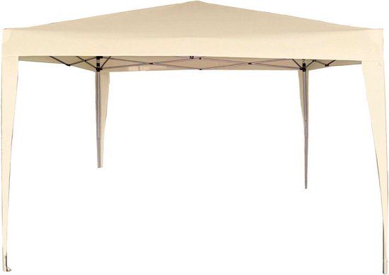 Aktive Opvouwbaar Tuinhuisje 300x300x240 cm Beige