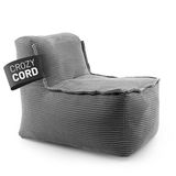 Lumaland Modulair Middendeel – Cord Zitzak met Zachte Structuur, Ideaal voor Bankmodules & Poefs, Met Vulling – 54×81×70 cm