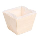 25 stuks - houten stokjes + siliconen vormen, 7 x 7 x 5,5 cm, natuurlijk hout