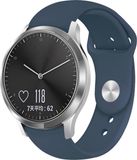 By Qubix Qubix - Sportbandje voor Huawei Watch GT 4 / GT 5 (41mm) & GT 5 Pro (42mm) - Maat: Large - Donkerblauw