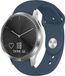 By Qubix Qubix - Sportbandje voor Huawei Watch GT 4 / GT 5 (41mm) & GT 5 Pro (42mm) - Maat: Large - Donkerblauw