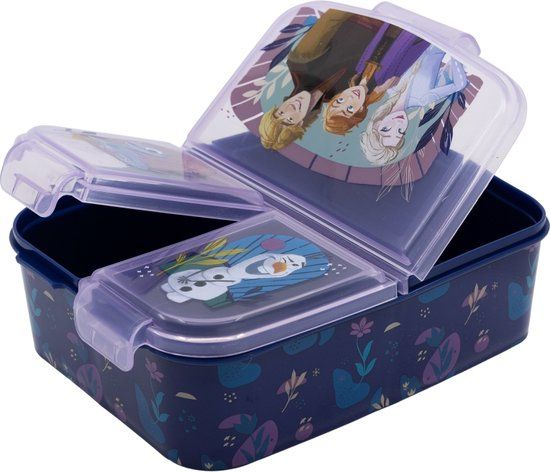 Kinderlunchbox Frozen Brooddoos / Broodtrommel - 3 Vaks