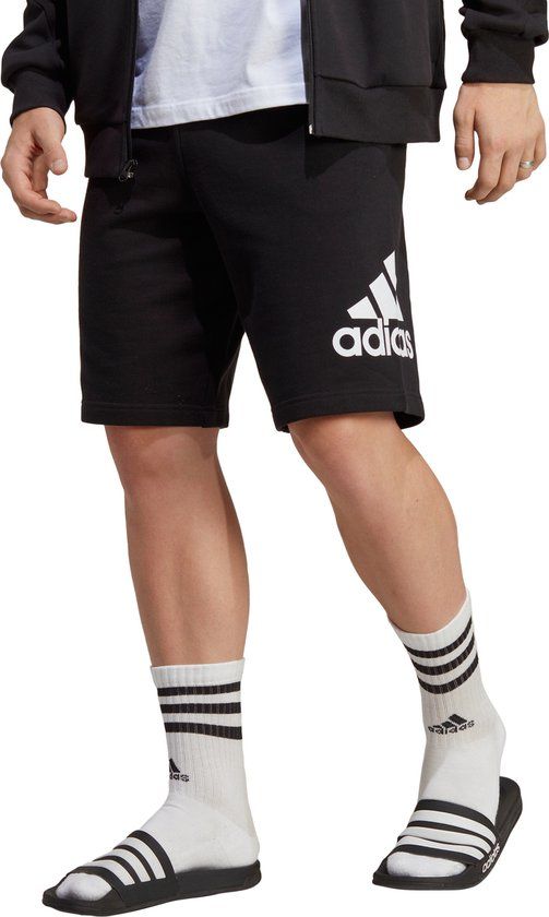 adidas Sportswear Essentials Big Logo French Terry Short Heren Zwart XS