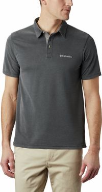 Columbia Nelson Point Polo Sportpolo casual - Maat M - Mannen - grijs