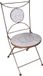 Esschert Design Stoel aged ceramic blauw
