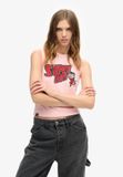 Superdry - Retro slim-fit bodywarmer met versiering - Dames - Vesten