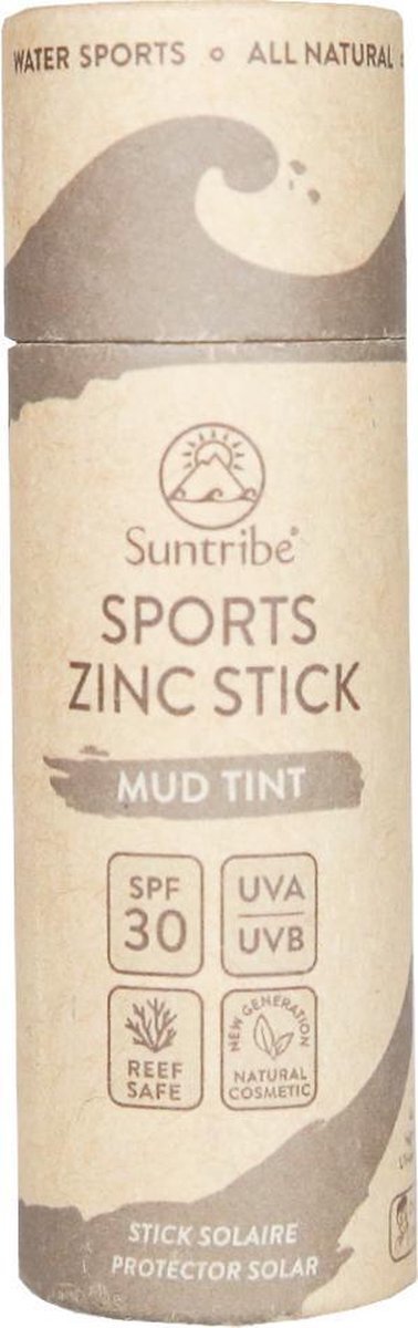 Sun Tribe Suntribe All Natural Zinc Sun Stick SPF 30 Mud Tint
