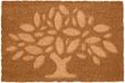 Merkloos Deurmat kokos - 60x40 cm - boom - antislip