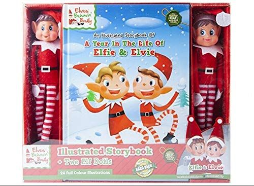 Elves Bahving Badly 2 Elf Poppen en Kerstboek BOXSET - Elves Naughty - 5050565429155
