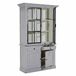 Loberon Kast Chamnery grijs/zwart