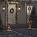 VidaXL Kerstdecoratie zuurstok 50 LED's warm wit