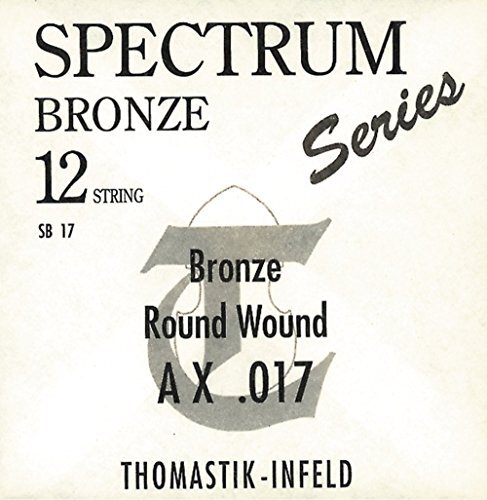 Thomastik Thomasitk single string A .018fw brons met zijde opvulling flatwound SB18 voor akoestische gitaar Spectrum set SB211