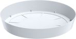 Prosperplast Opvangschaal/onderschaal voor bloempot/plantenpot - wit - rond - Dia 19 cm
