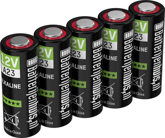 Batterijenhuis A23 Alkaline Batterijen - 5 stuks