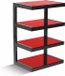NorStone Esse meuble HiFi audio noir rouge