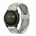By Qubix Qubix - Geschikt voor Garmin bandje - 20mm Quickfit - Braided nylon band met parachute sluiting - Multicolor Pastel - Geschikt voor Garmin Instinct E - 40mm