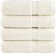 vidaXL Badhanddoeken SOLUND 4 stuks 600 g/m² 70x140 cm Crème