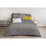 Home Passion dekbedovertrek, 3-delig, 100% katoen, 57 draden, 2 personen, 240 x 260 cm, NAT Lemon