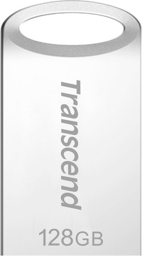 Transcend JetFlash 710 - USB-stick - 64 GB - Silver