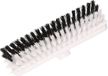 Buemag Brosse de nettoyage en plastique/nettoyeur - gris/blanc - 22 cm