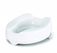 Adhome Toiletverhoger met klemmen 10 cm - wit
