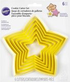 Wilton Uitsteekvorm Set - Koekvormpjes - Sterren - 6 Stuks