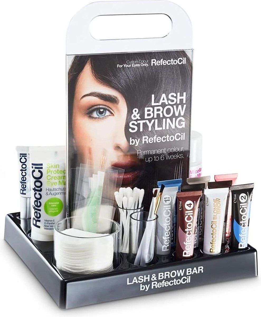 Refectocil - Eyelash And Eyebrow Dye Set With Lash & Brow Bar - 9003877902416