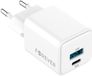 Forever TC-08-30AC GaN PD QC chargeur 1x USB-C 1x USB 30W blanc