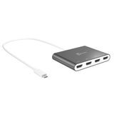 j5create JCA366-N USB-C naar 4-Port HDMI Multi-Monitor Adapter