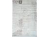 Tapis moderne texturé à motifs graphiques crème 160x230