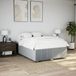 Maison Exclusive - Cadre de lit sans matelas, gris clair, 160x200 cm, rembourré