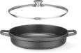 HENDI Braadpan - aluminium - antiaanbaklaag - 42,5 x 33,2 x 7 cm - zwart - gas en inductie